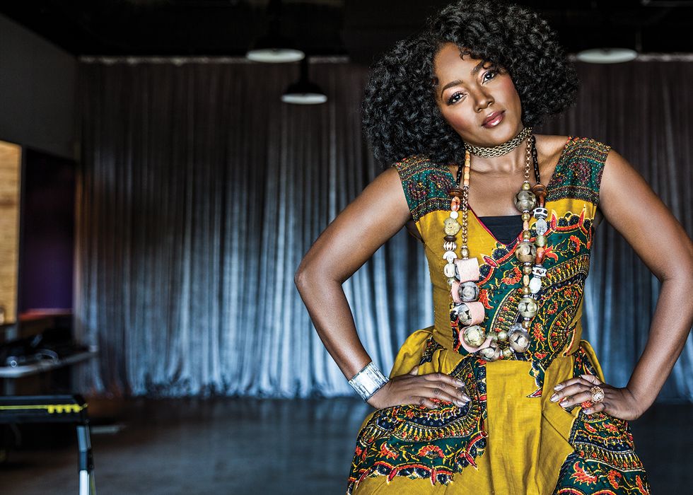 Born and raised in Angola, singer VIVALDA DULA, along with her classical guitarist husband Marcelo Robert, relocated from Luanda to Houston in 2012. In Houston, Dula recorded two albums of her percussion-heavy, Africa-inspired music, 2013’s Insanidade Mental and 2015’s Africa. A dynamic live act, with a griot’s gift for storytelling, Dula often sings her socially conscious lyrics in Kimbundu, a language banned from her country’s schools before the Angolan Civil War. Fittingly, Dula — who boasts an effervescent personality and impossibly glowing skin — just performed at the Global Issues Summit in Sugar Land. The new mom to an eight-month-old girl is currently recording an album with Grammy-winning producer Emilio D. Miller.