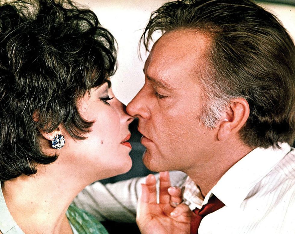 Elizabeth Taylor and Richard Burton in the film ''The Comedians''
