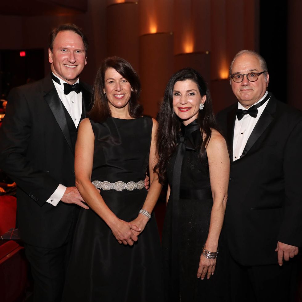 Jacqueline and Michael Kenneally and Cynthia and Tony Petrello at ‘Arias.’