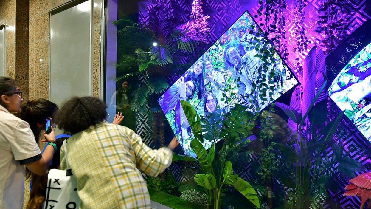 This Artist's Astroturfed Window Display Will Compel You to Dance!