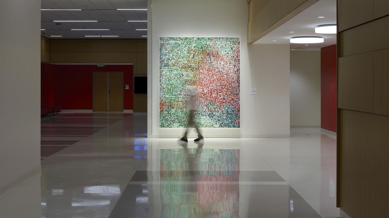 With Cool Abstract Collage Permanently Installed, Rick Lowe Is On the Map at UH