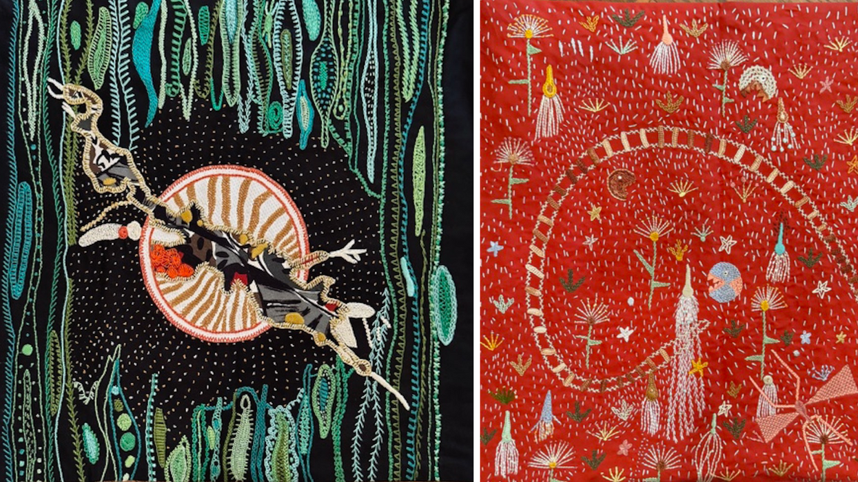 Black-and-White Drawings by Houston Luminaries Reinterpreted as Colorful Pillowcases — for a Cause!