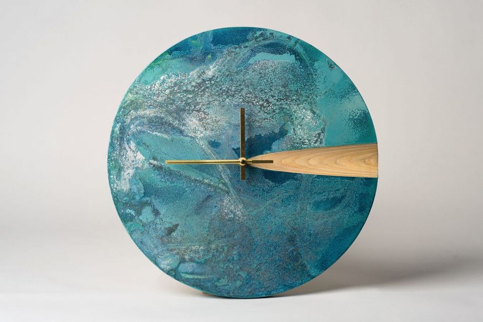 Pretti Cool_Painted Clock_Under the Sea_1