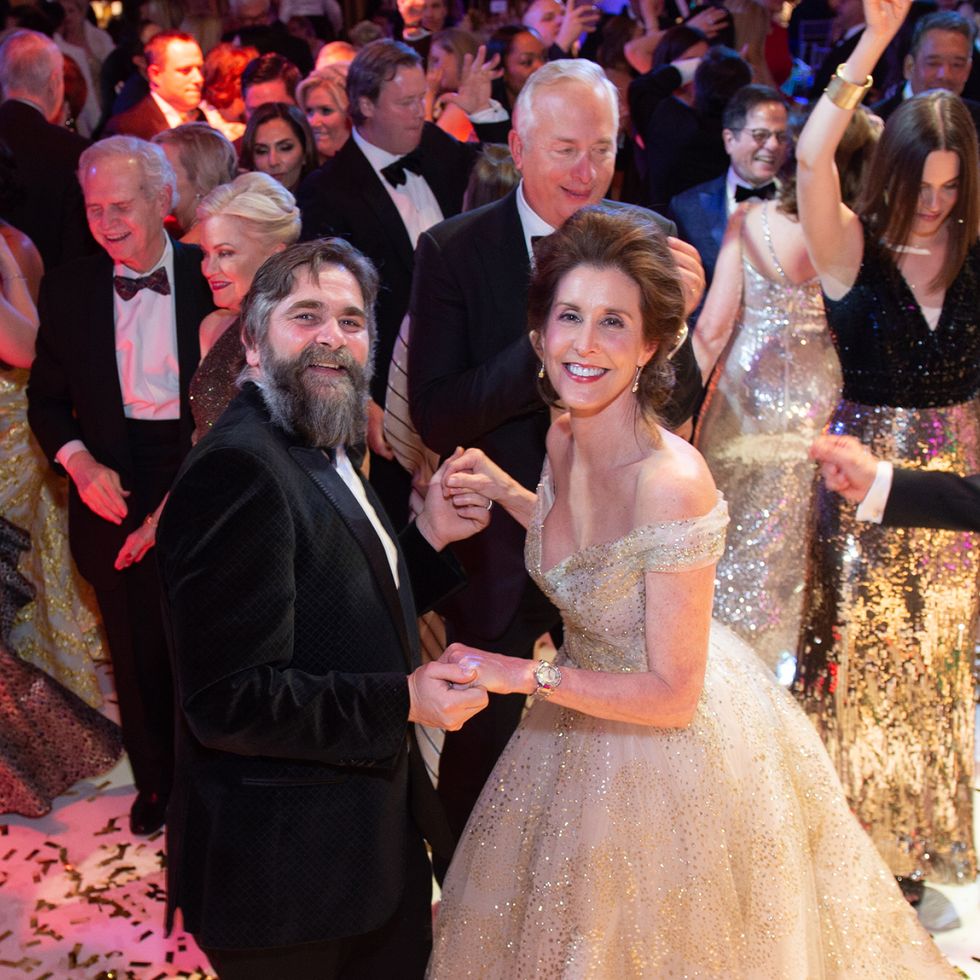 Stanton Welch and Phoebe Tudor at Ballet Ball