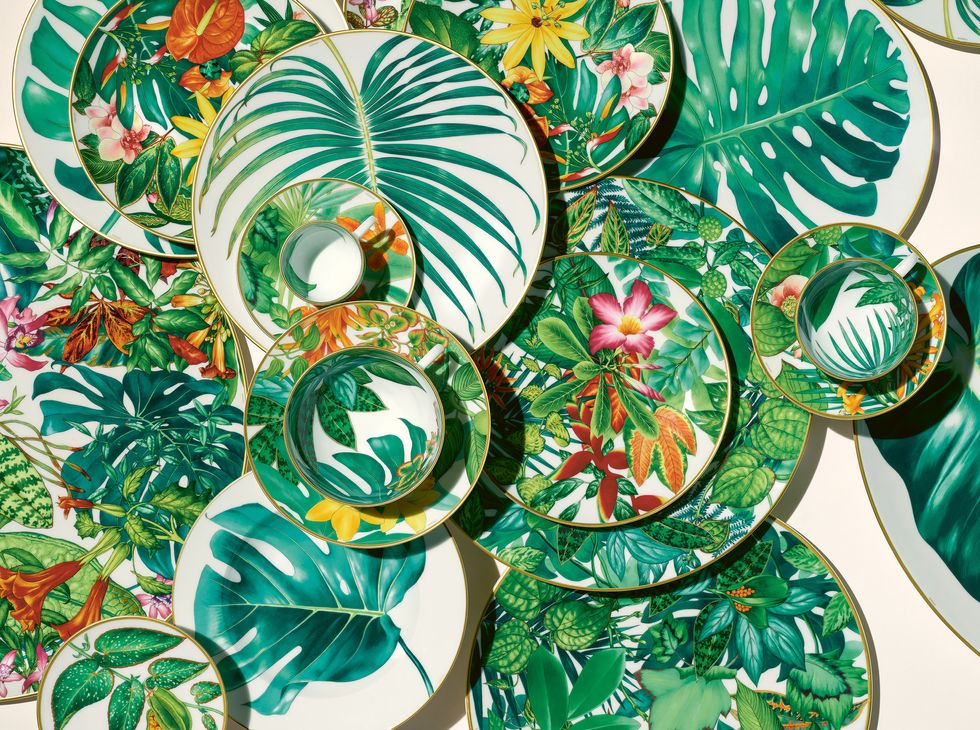 Hermès New Tableware Line Is a Tropical Treat