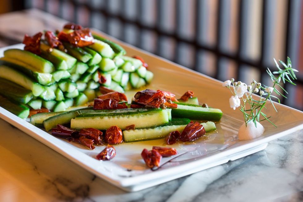 The Persian cucumber appetizer