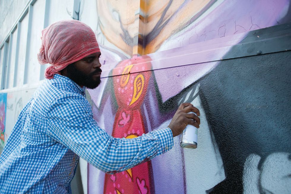 Area street artist Alex “Zú” Arzú