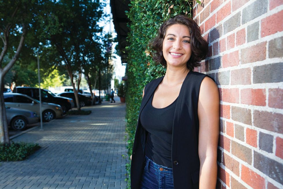 Natasha Azizi, whose family is renovating lofts