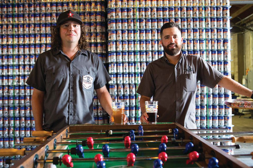 Beer Me! 8th Wonder Brewery — owners Aaron Corsi and Ryan Soroka are pictured below — is a popular EaDo attraction, with its own taproom and beer flights on offer. In September, Sigma Brewery also opened in the neighborhood, suggesting the area might be destined to become the city’s micorbrew hub.