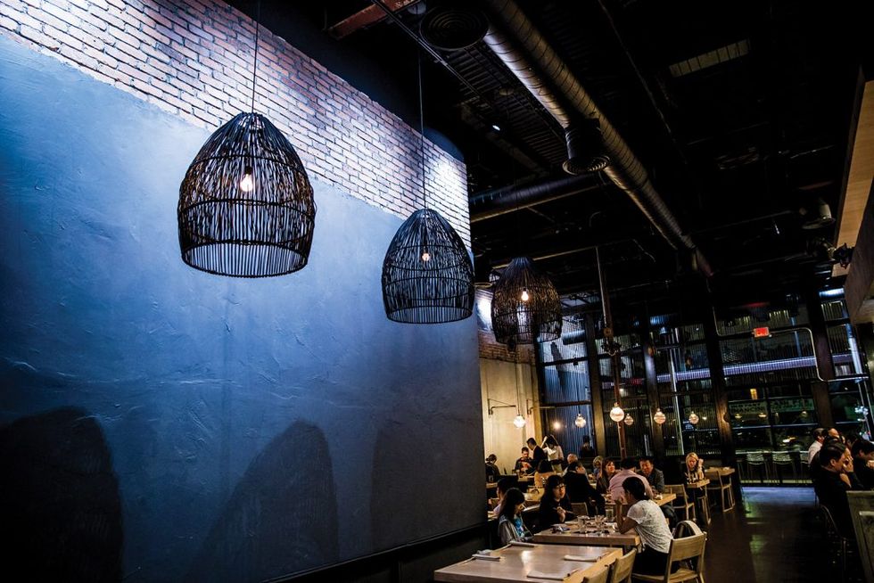 The industrial-chic dining room