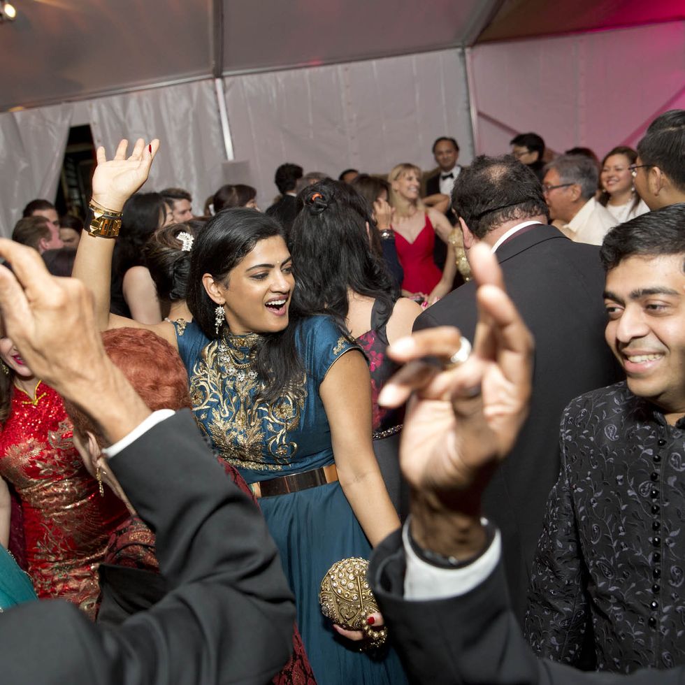 Guests getting down on the dance floor