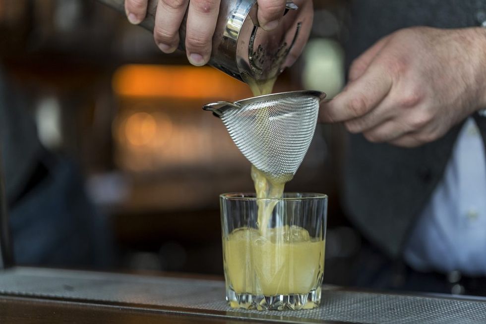 A simply shaken cocktail at La Lucha