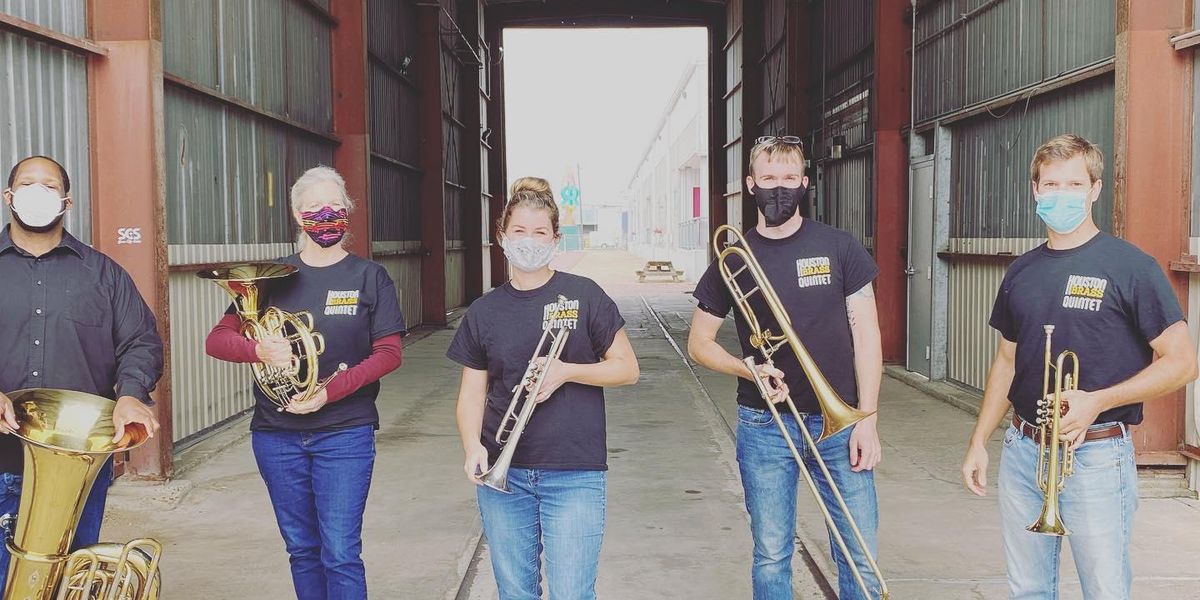 The Houston Brass Quintet Pops Up and Pivots for the Holiday Season