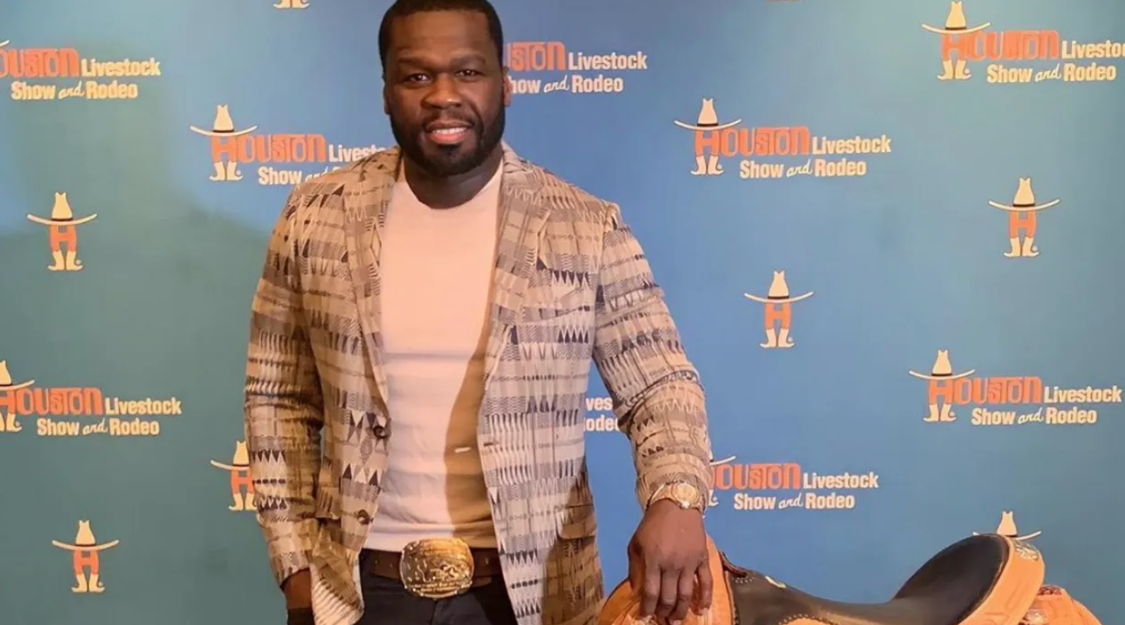 After Meme Madness, Newstonian 50 Cent Is the Toast of Rodeo Wine Event