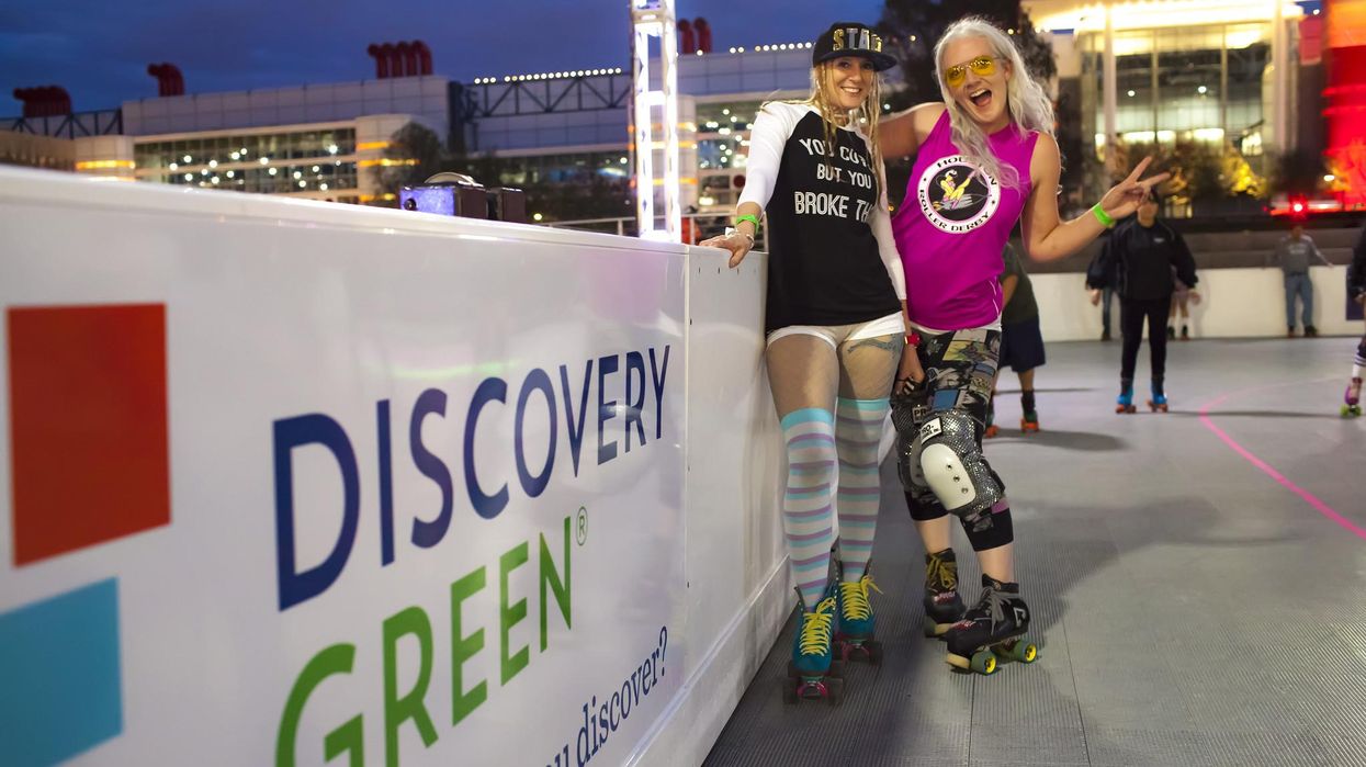 With Live Tunes and Theme Parties, the Rink Is Ready to Roll at Discovery Green