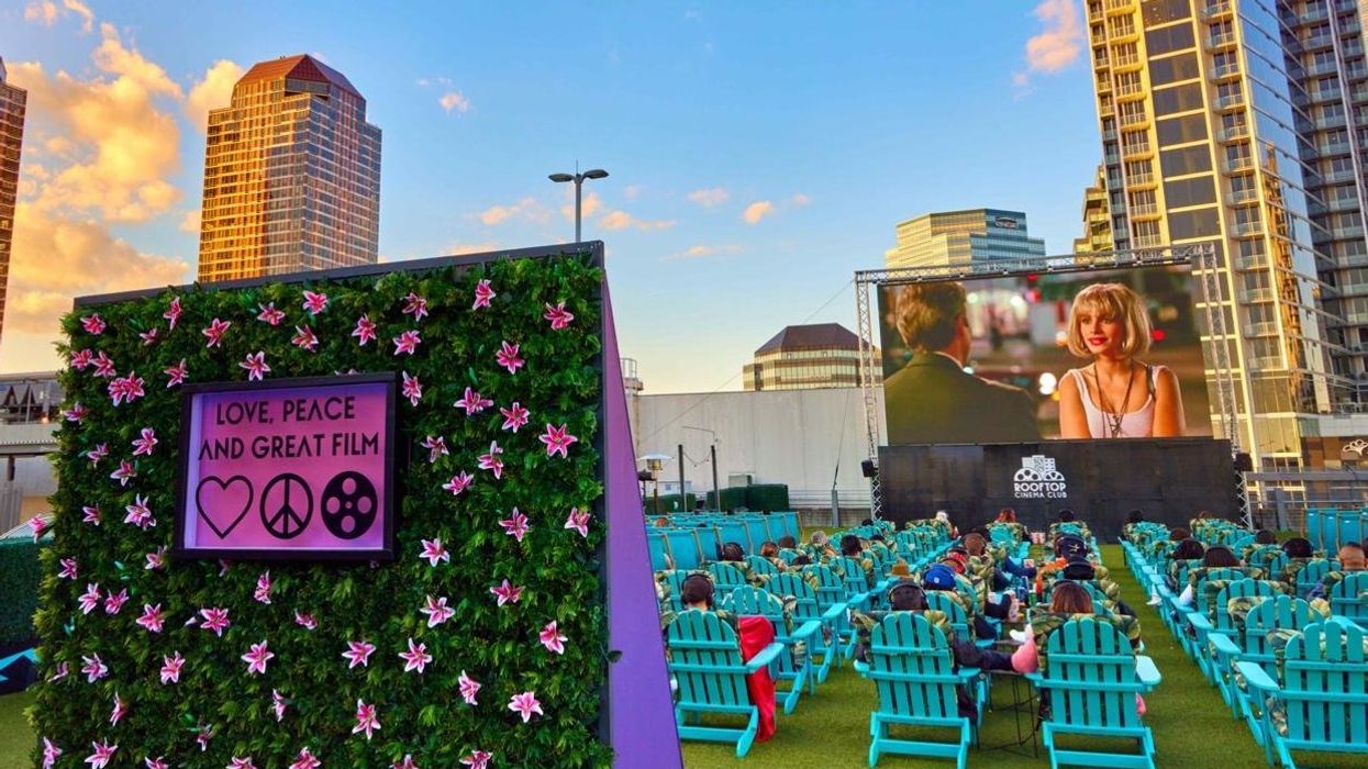 Tonight: First Two-Screen Rooftop Cinema in the World Debuts in Uptown