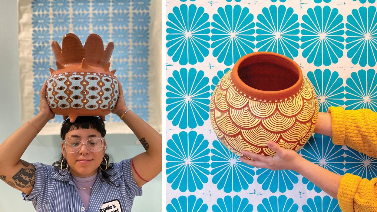 In Colorful HCCC Show, Ceramist Gabo Martinez Celebrates Pre-Hispanic Heritage