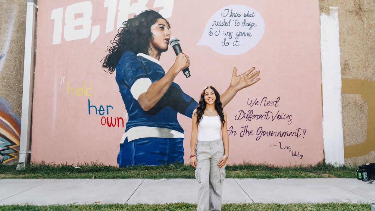 Meet the 15-Year-Old Art Prodigy Who Painted the New Lina Hidalgo Mural